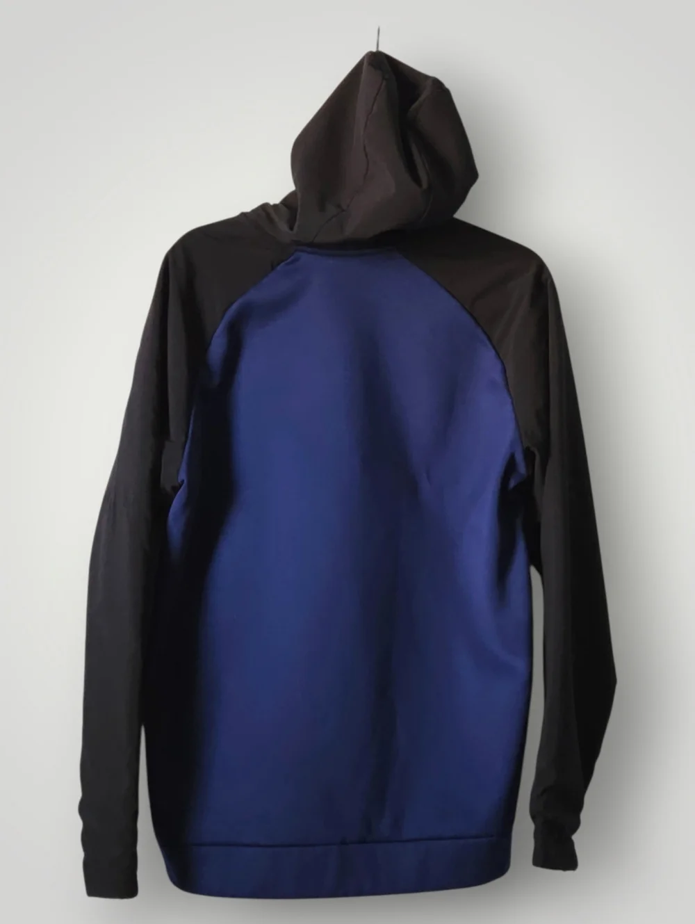 Nike Dri-FIT Navy Black Colorblock Fleece Hoodie Medium Gorpcore Stealth Athleti